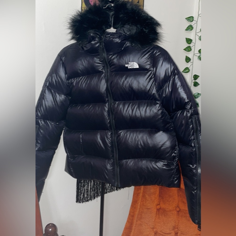 NorthFace Cropped Puffer Coat